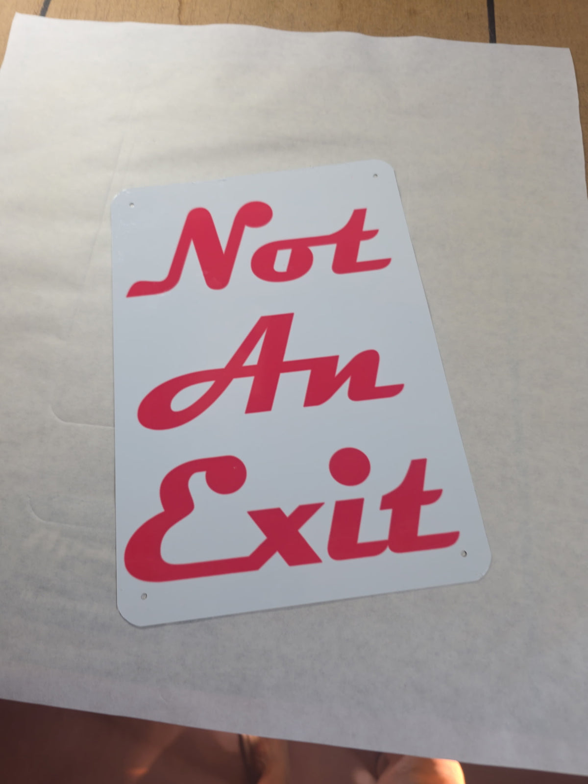 Metal Wall Sign