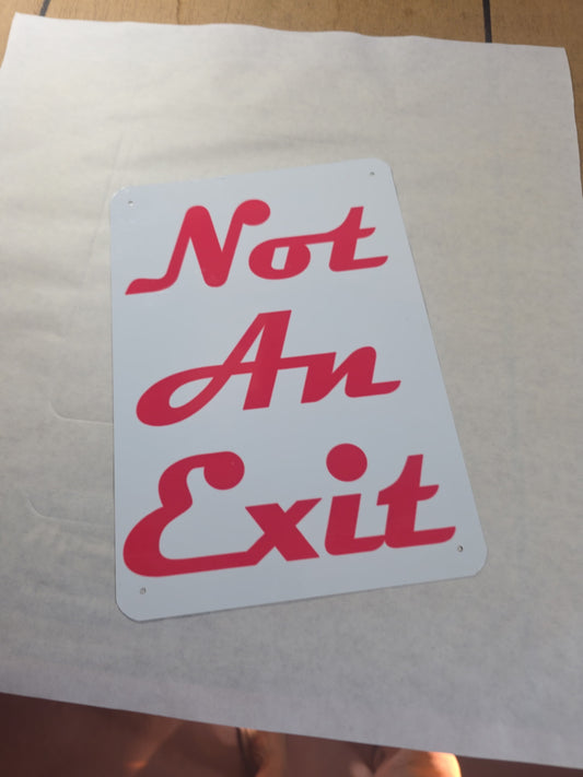 Metal Wall Sign